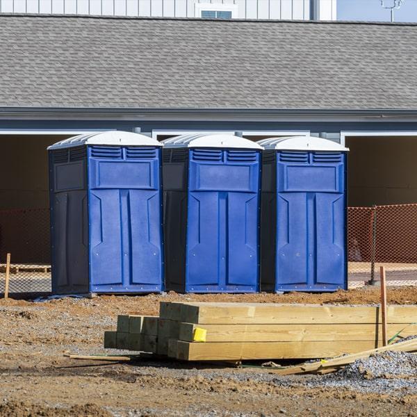 Heavy-duty construction site porta potty in Petaluma, California